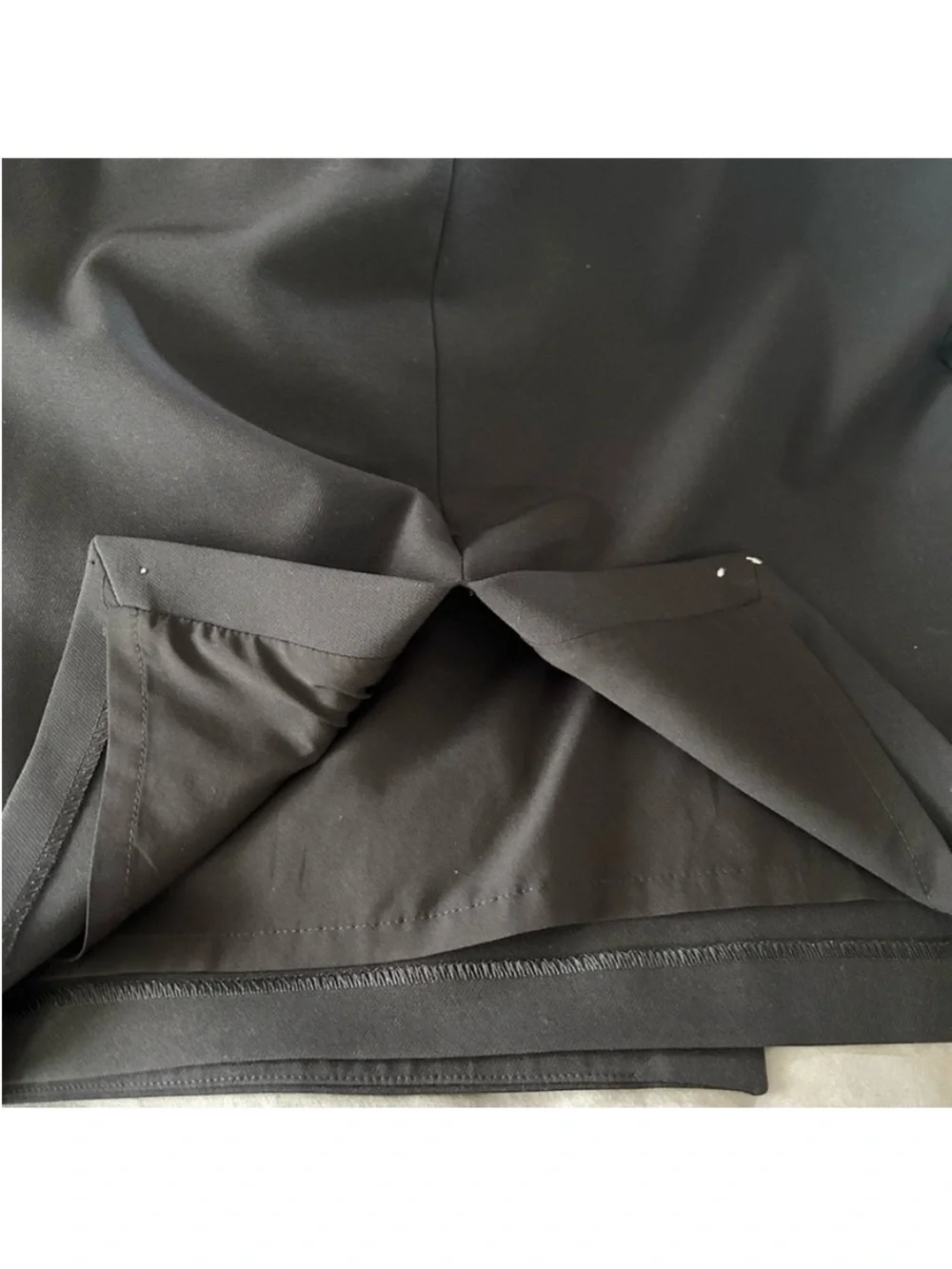 Express Black Asymmetric Pencil Skirt